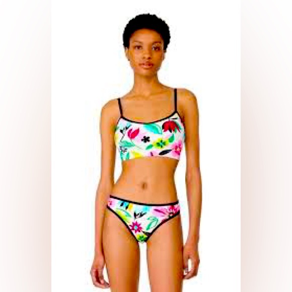 Kate Spade Multicolor Floral Bikini Set - Picture 1 of 15